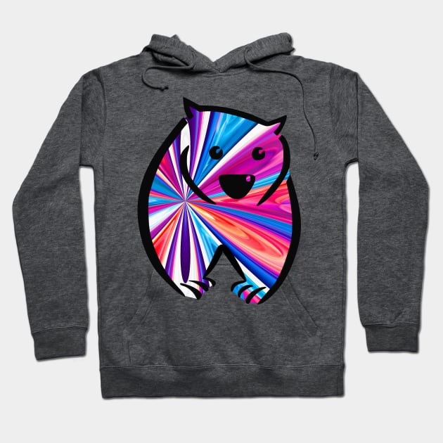 Colorful Wombat 2 Hoodie by Shrenk